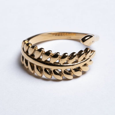 Shop Online Gold Leaf Ring