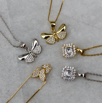14K Gold-Filled Dainty Butterfly Necklace