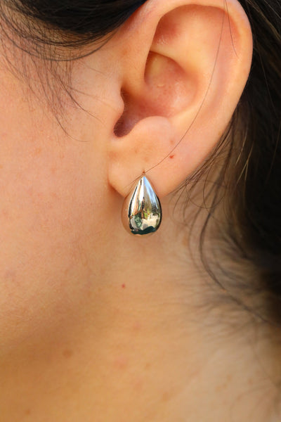 18K Gold-Filled Water Drop Stud Earrings