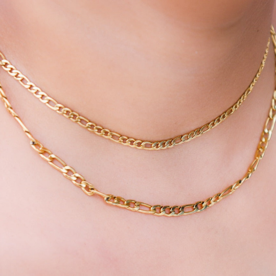 Figaro Chain Layered Necklace