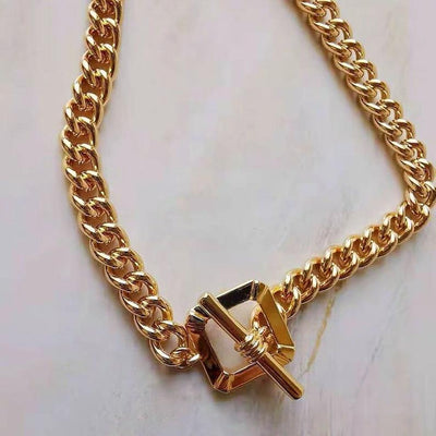  Gold Toggle Necklace 