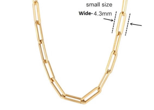 18K Gold-Filled Link Necklace