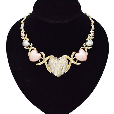 XO Heart Necklace Set