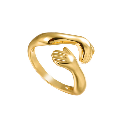 18K Gold Hug Ring