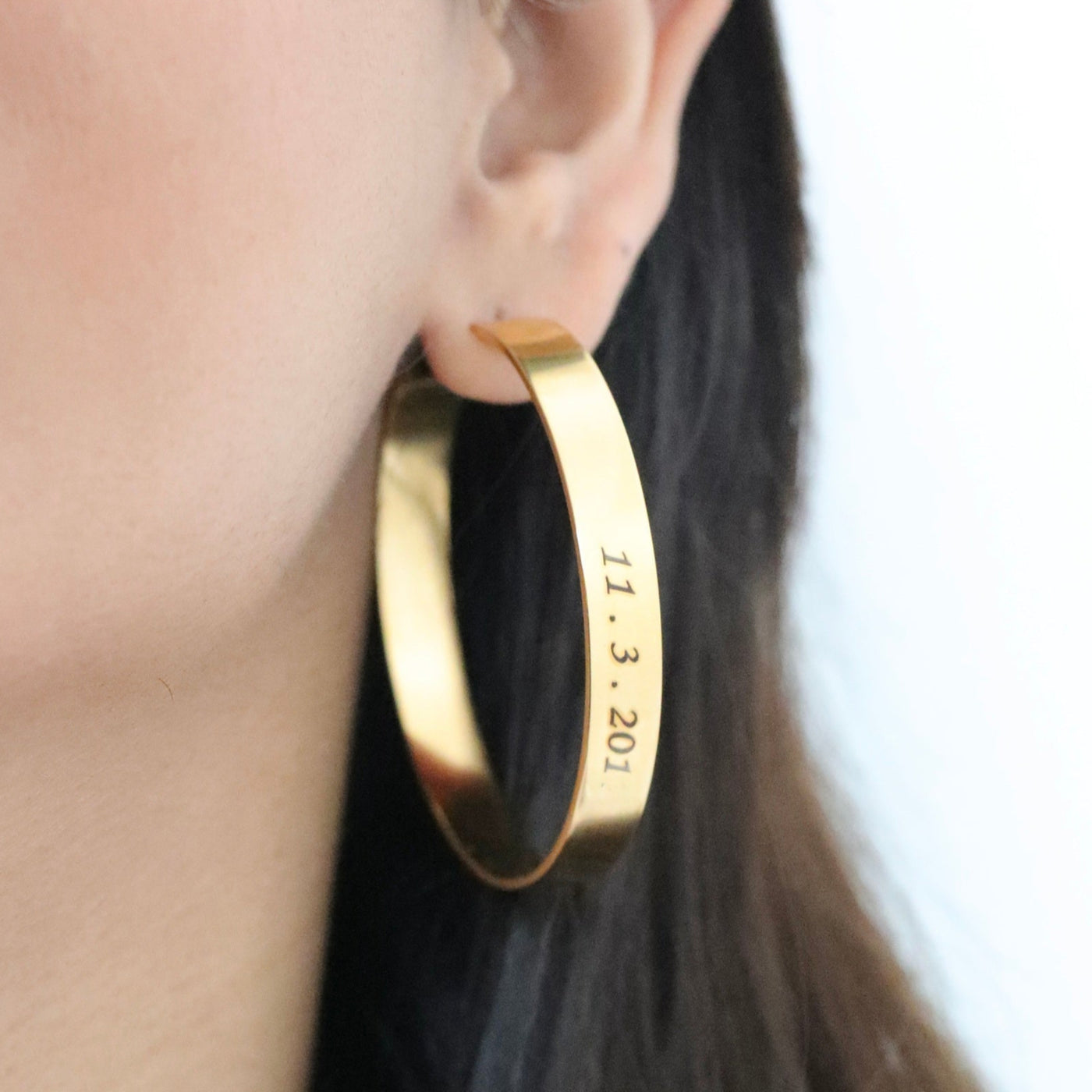 18K Gold-Filled Personalized Earrings