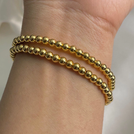 Gold Bead Bracelet
