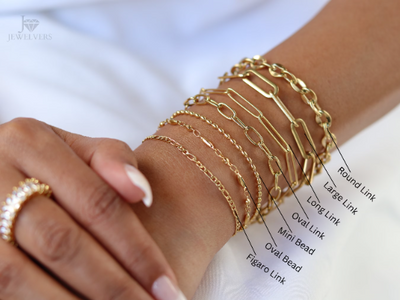 18k Gold-Filled Link Chain Bracelet