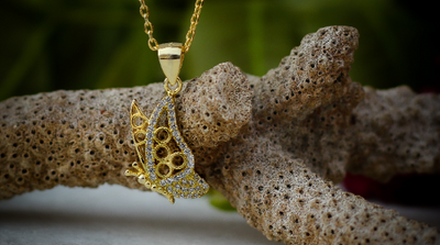 14K Gold-Filled Butterfly Necklace