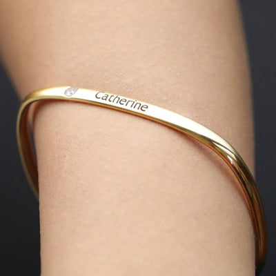 18K Gold-Filled Personalized Name Bracelet