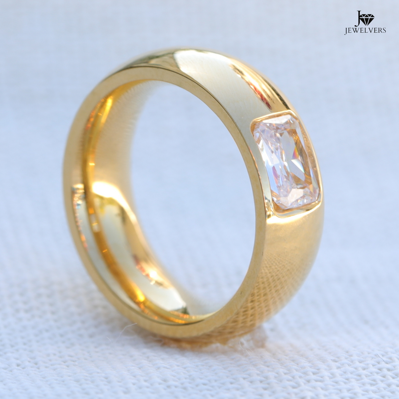 Gold Healing Crystal Ring