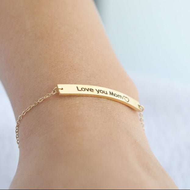 18K Gold-Filled Personalized Name Bracelet