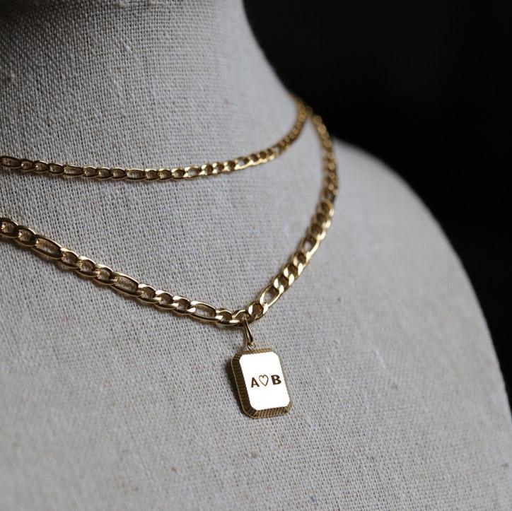 Gold Initial Necklace