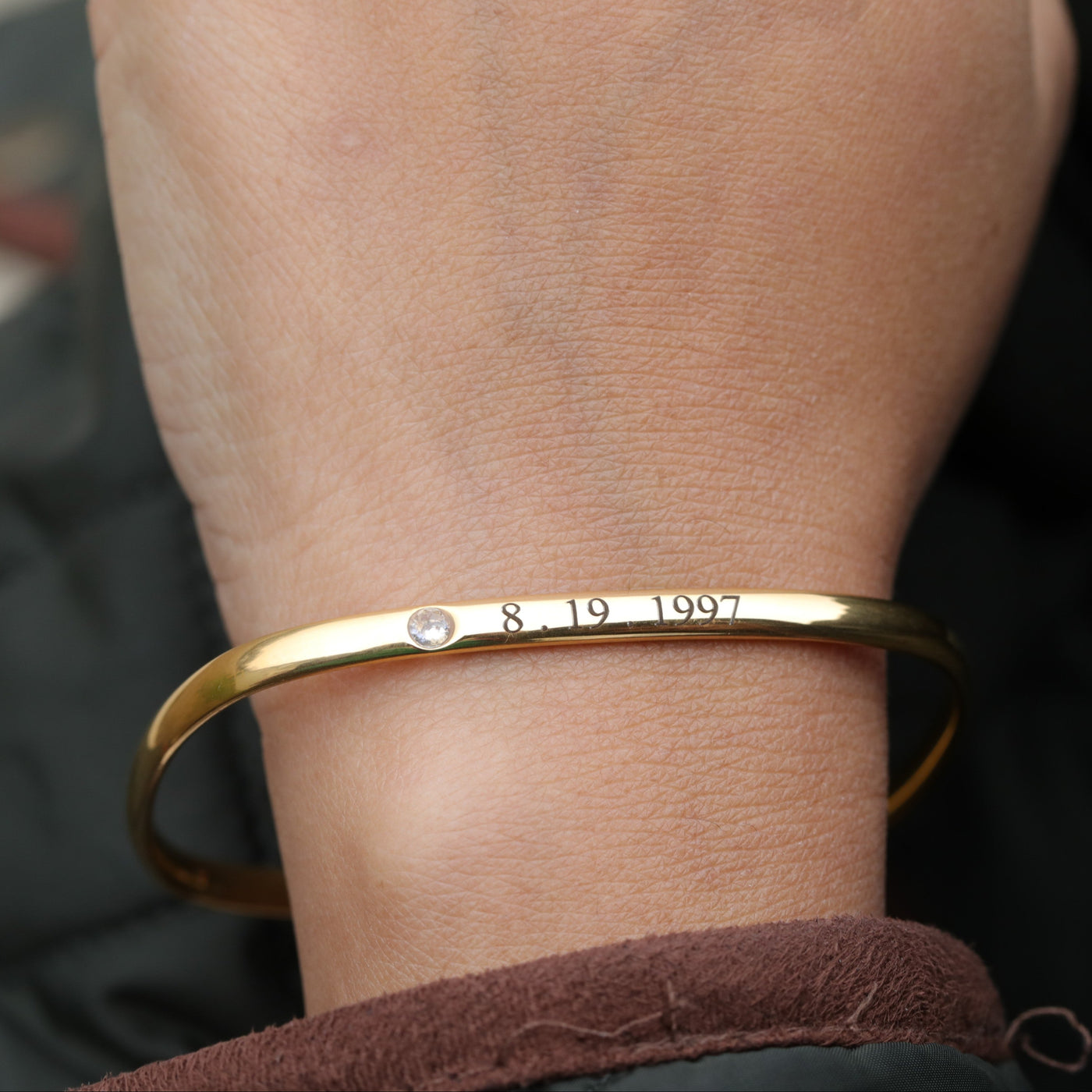 Custom Engraved Stackable Bangle