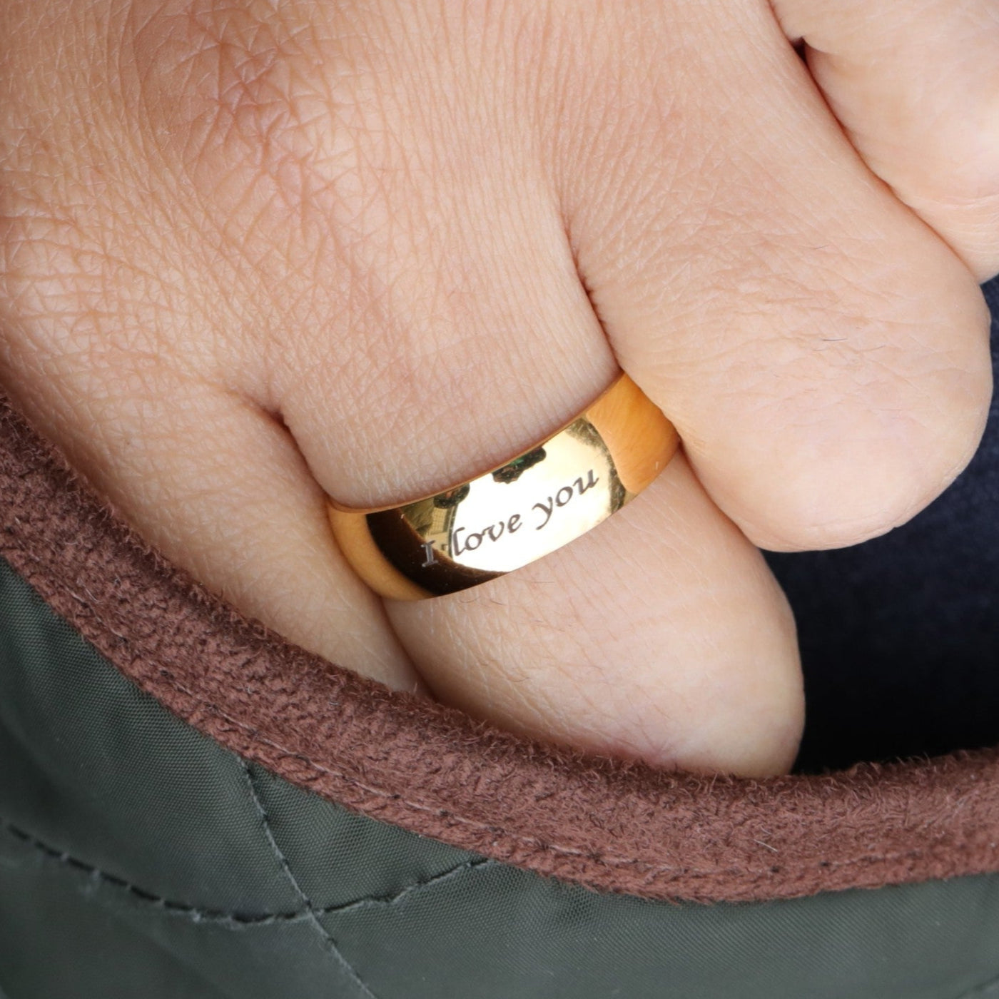 Custom Engraved Name Ring