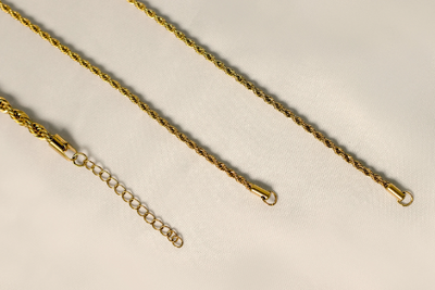18K Gold-Filled Rope Chain Necklace