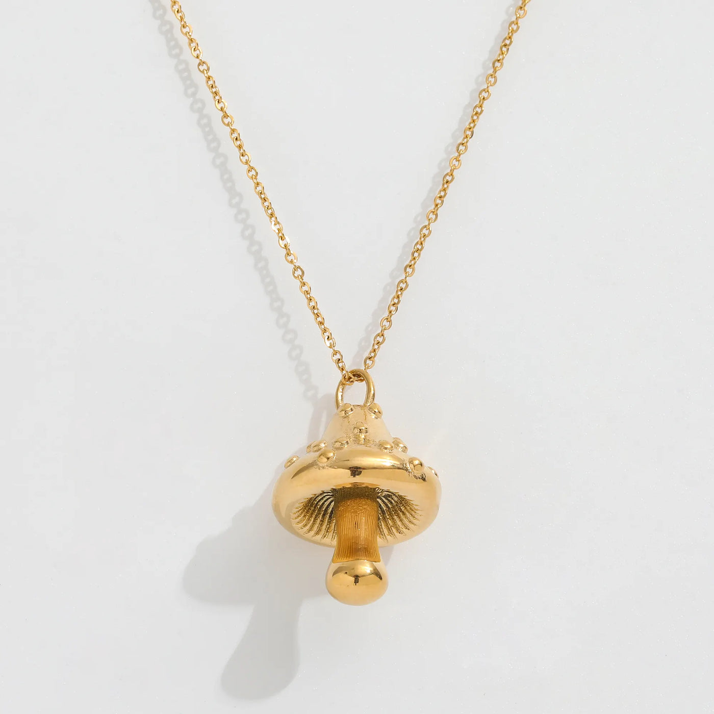 Mushroom Pendant Necklace