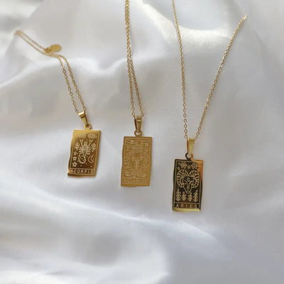 18k Gold-Filled Zodiac Sign Necklace