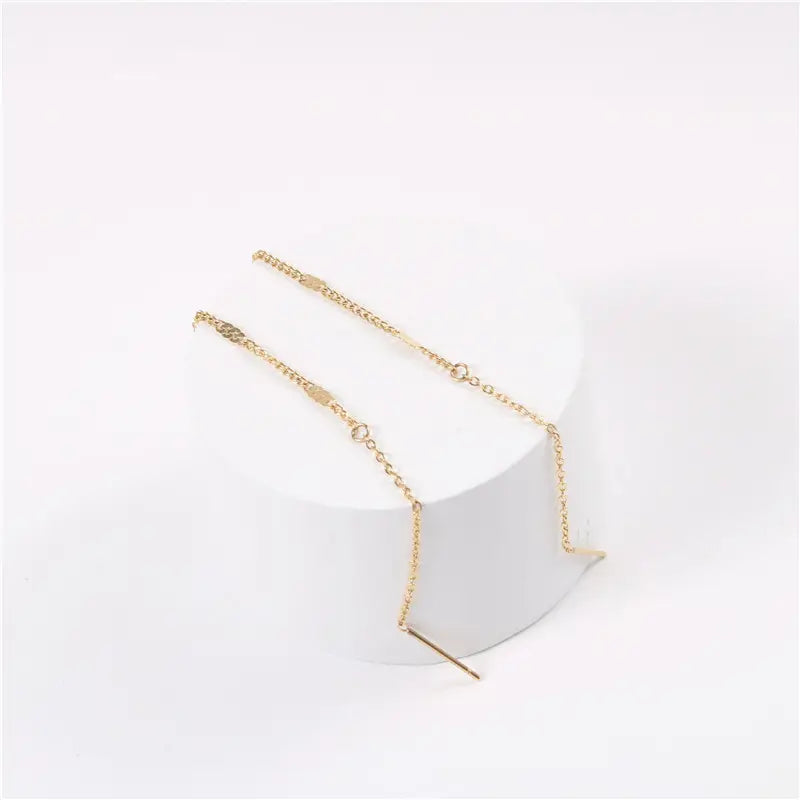 Dainty Chain Earrings