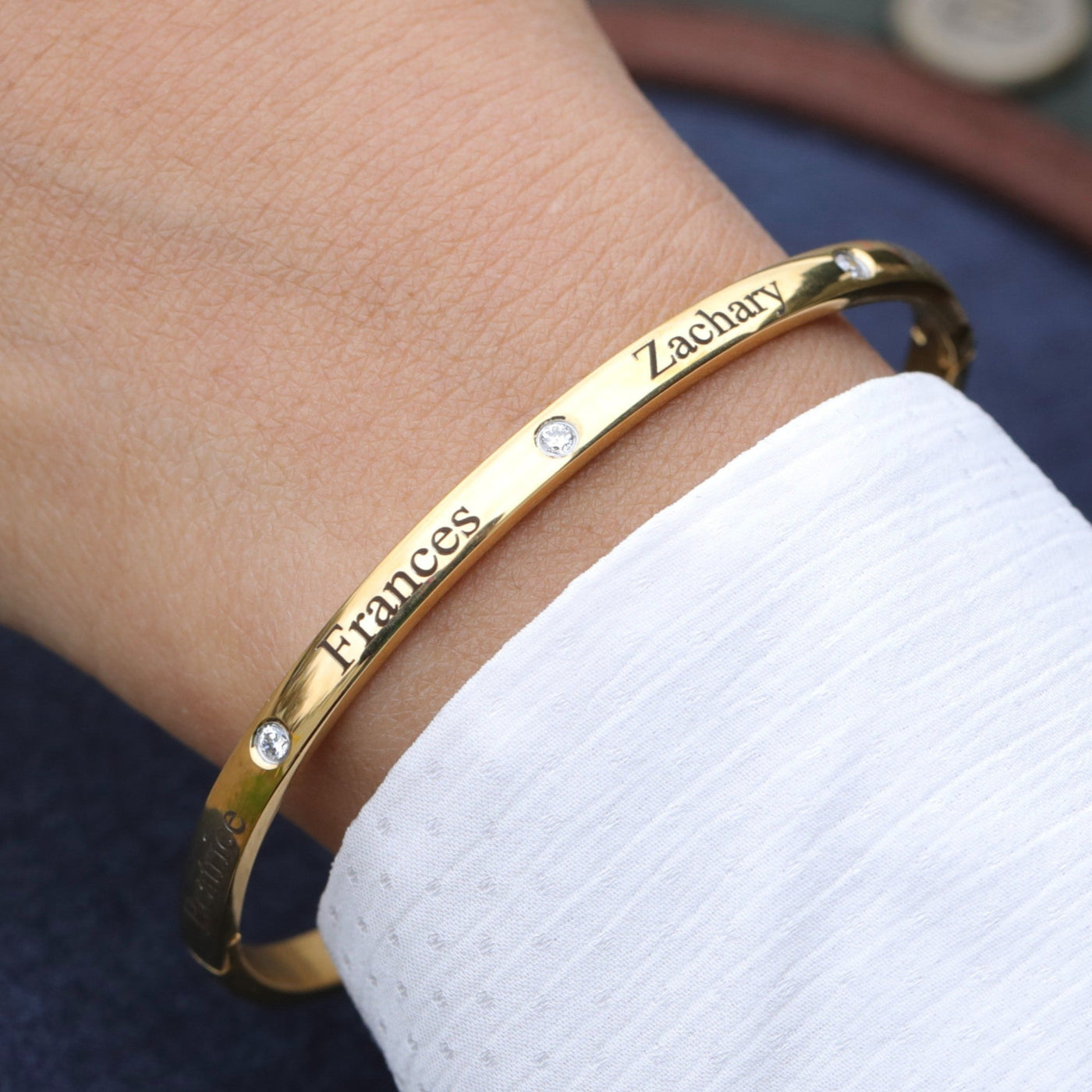 Gold Bangle Bracelet 