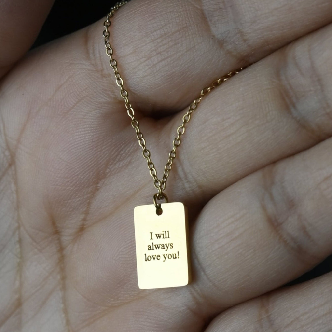 Gold Custom Necklace