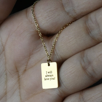 Gold Custom Necklace