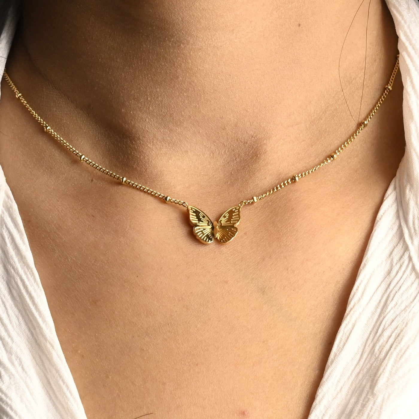 Dainty Butterfly Necklace