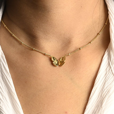 Dainty Butterfly Necklace