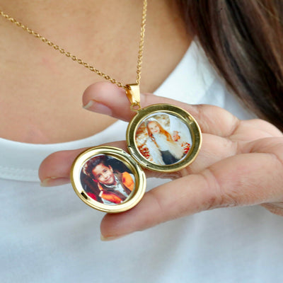 Custom Engraving Locket With Photo