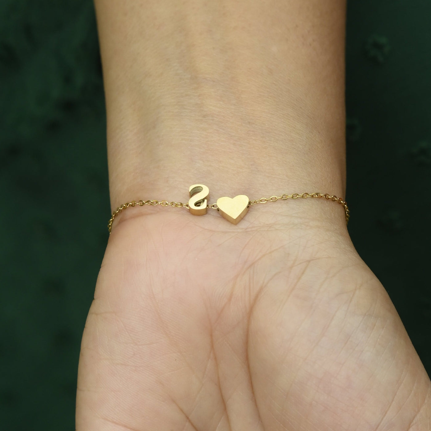 Dainty Initial Bracelet