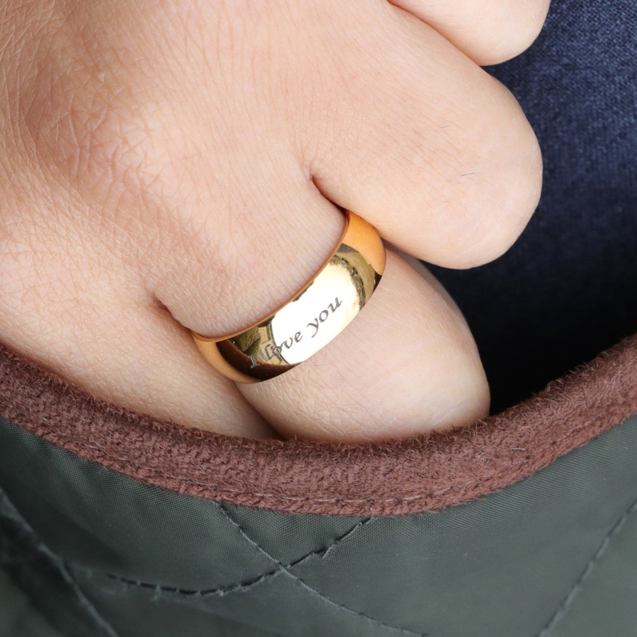 Personalized Gold Ring