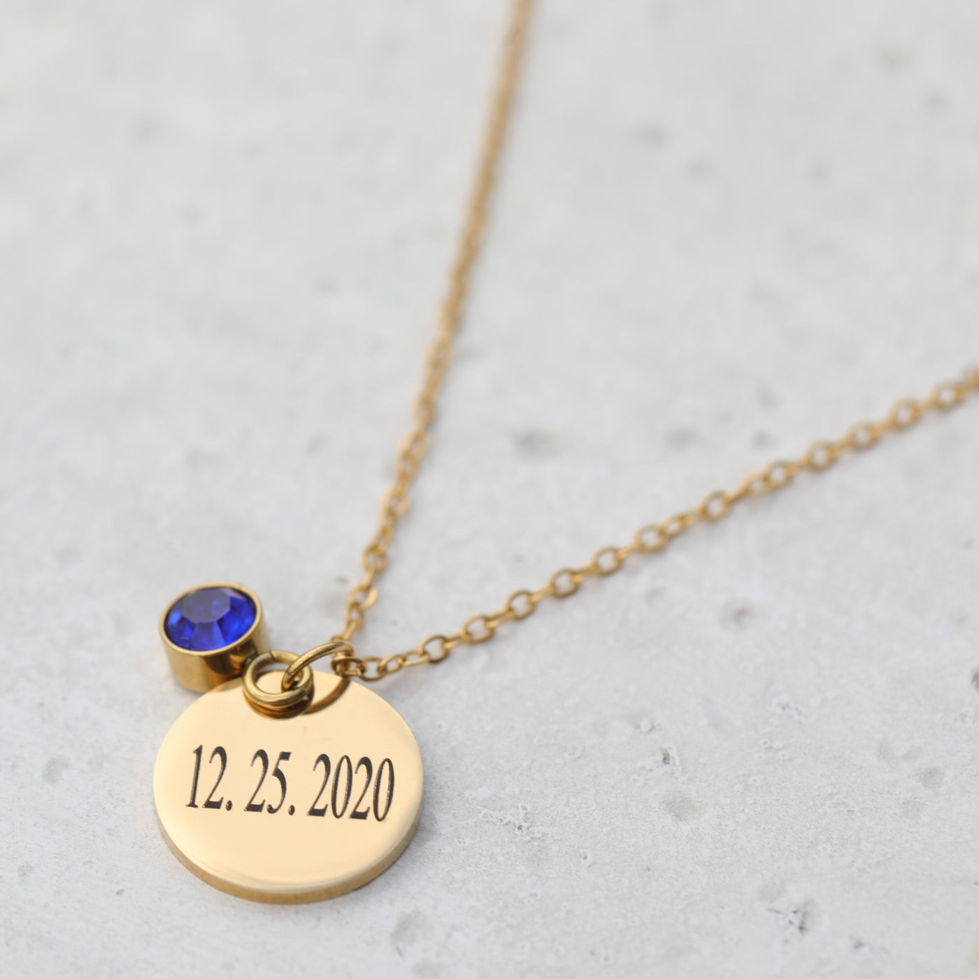 Customized Birthstone Necklace