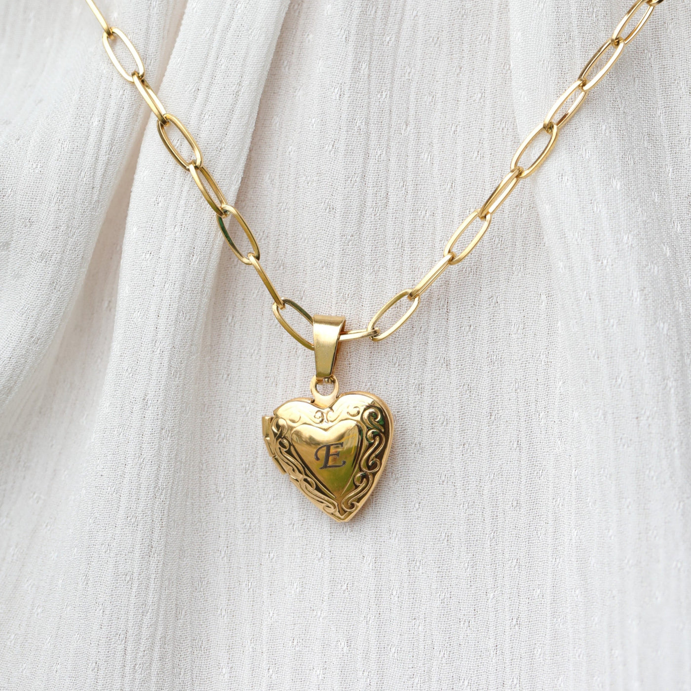 Engraved Heart Necklace