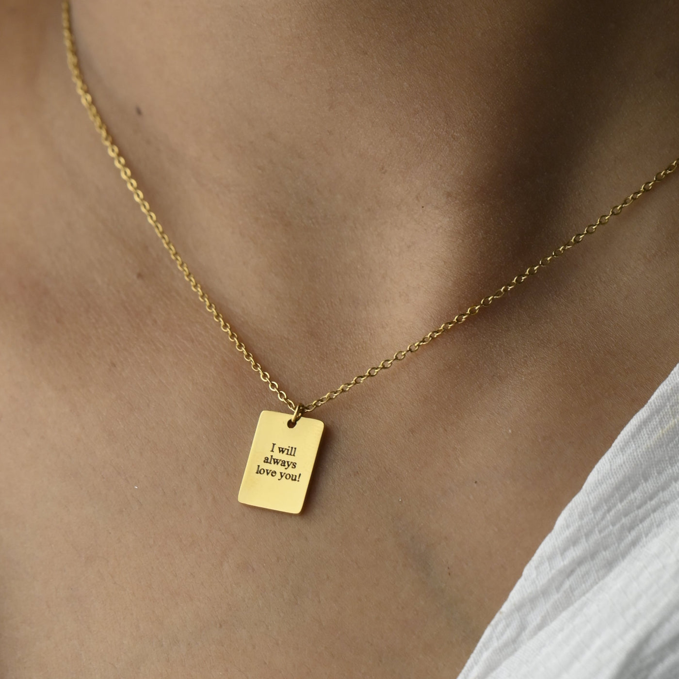 Gold Personalized Necklace