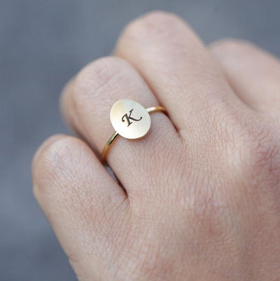 Personalized Gold Ring