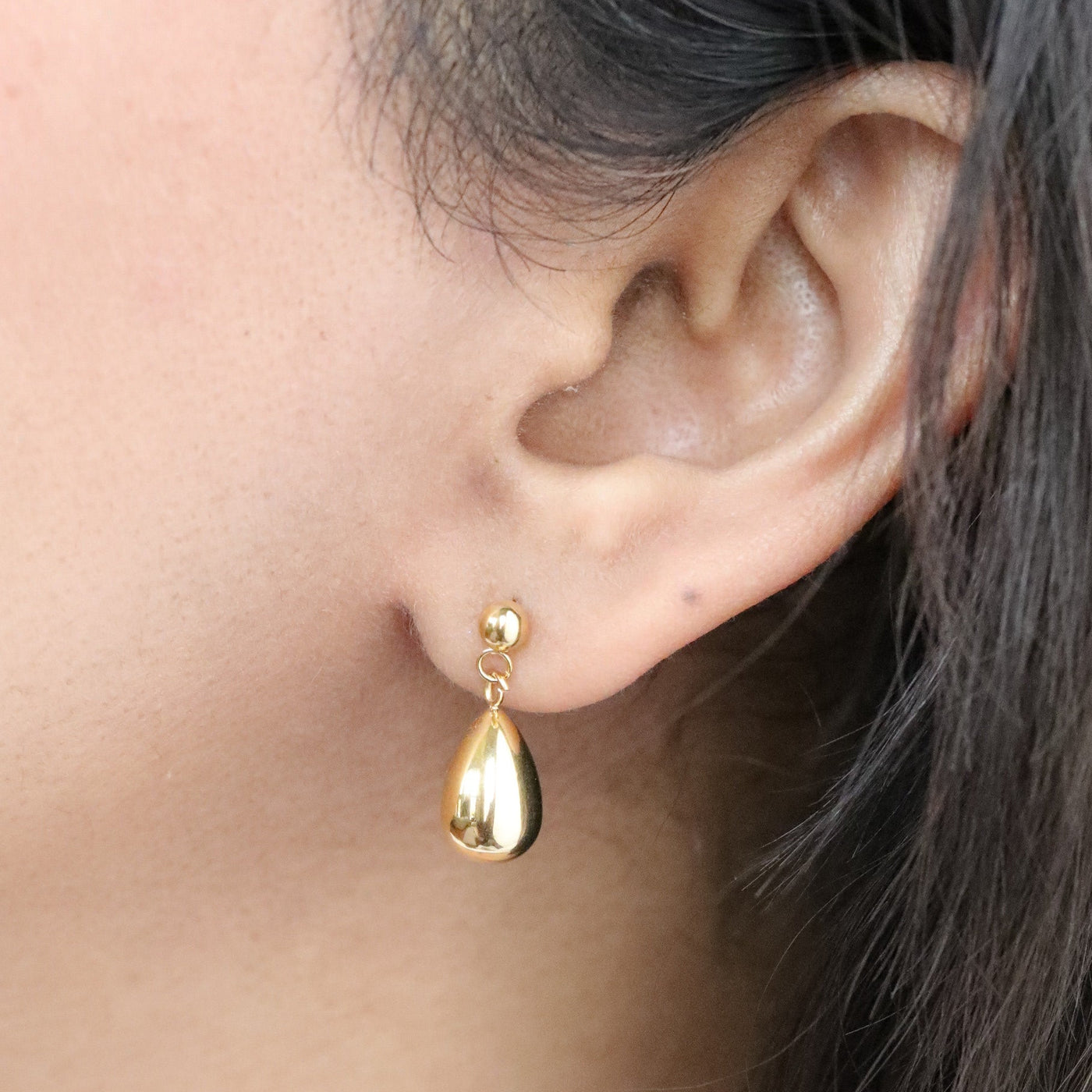 Teardrop Stud Earrings