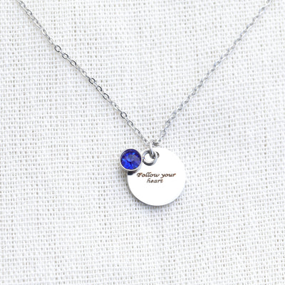 Personalized Birthstone Necklace