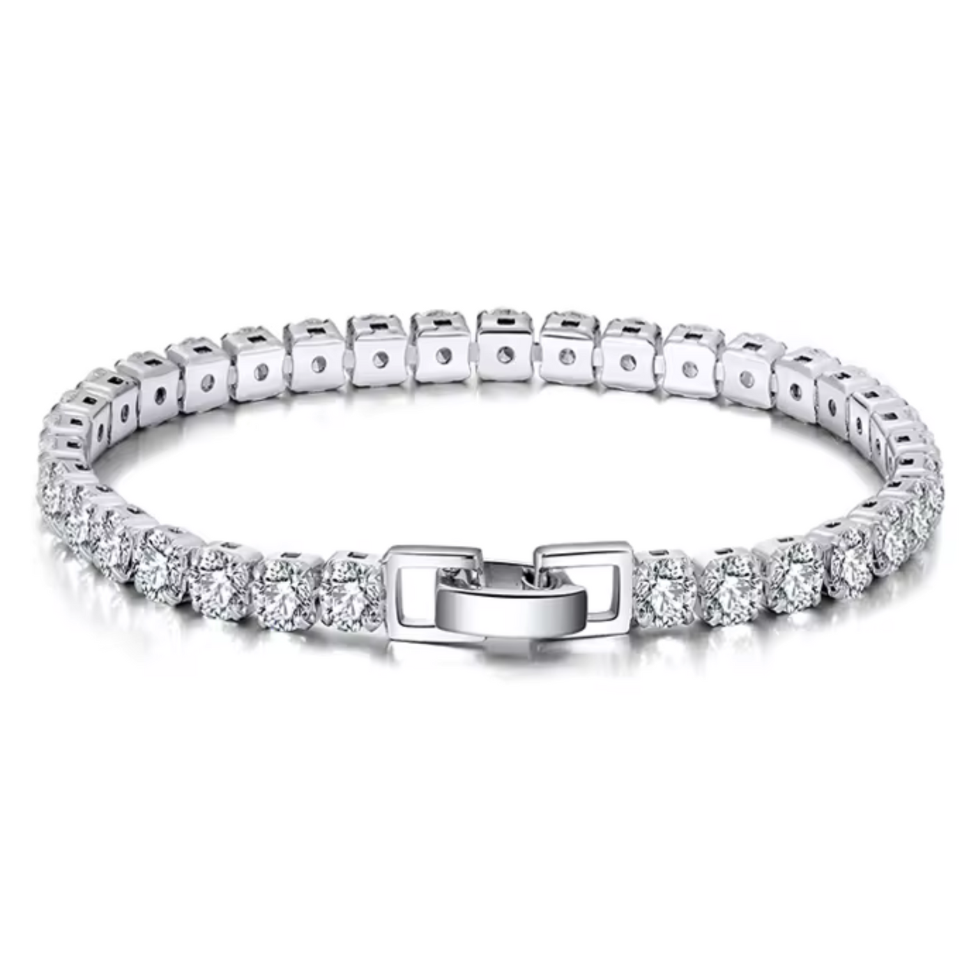 Silver Tennis Bracelet