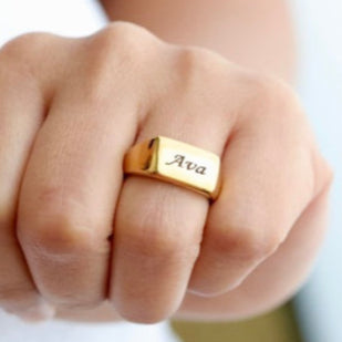 Personalized Name Ring