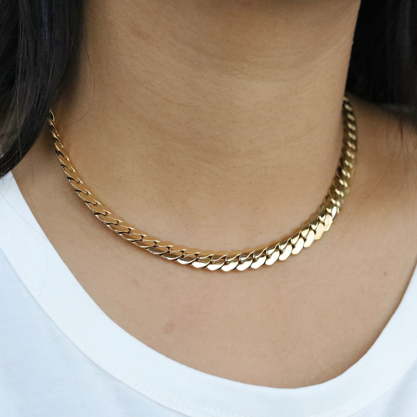 18K Gold-Filled Chunky Chain Necklace