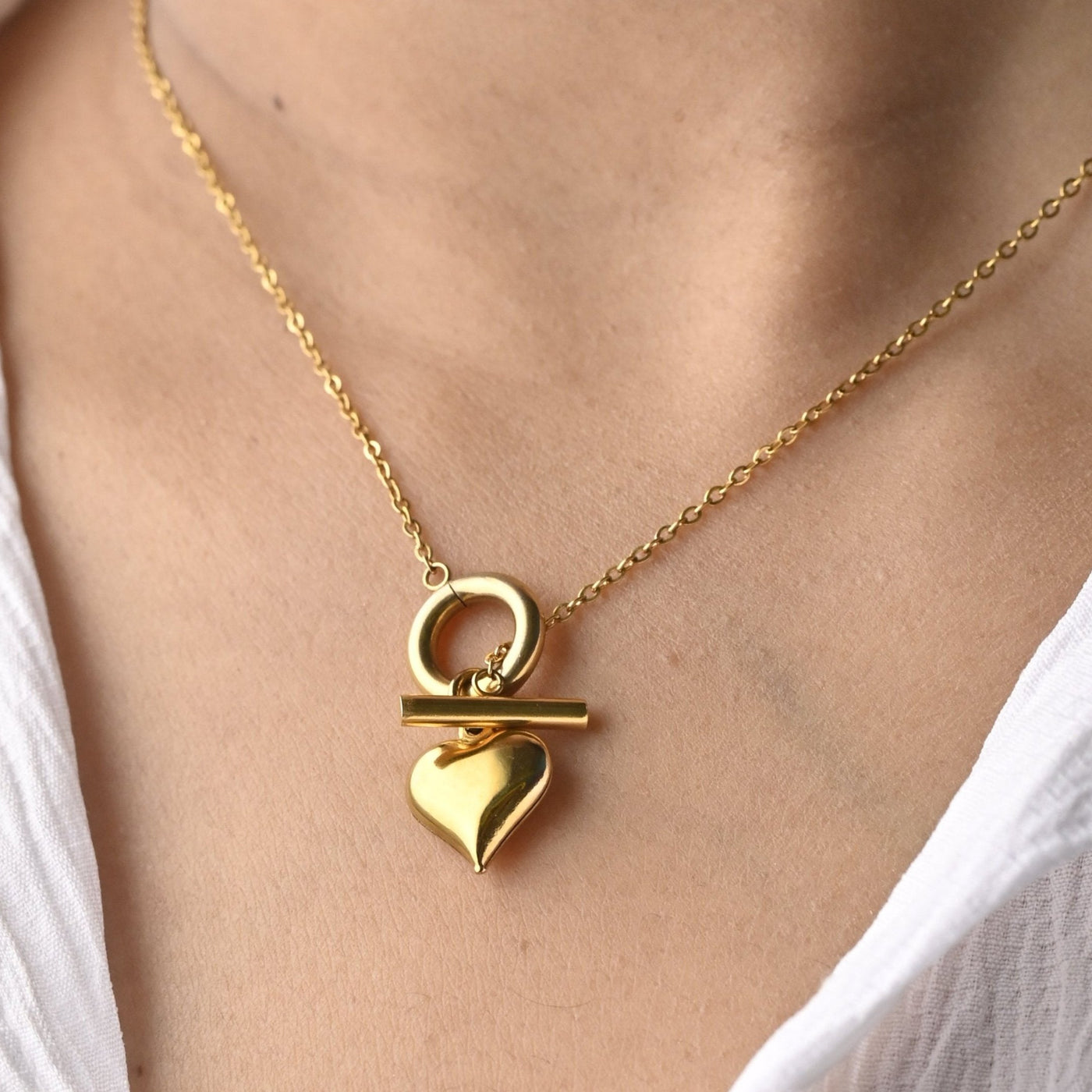 Toggle Heart Necklace