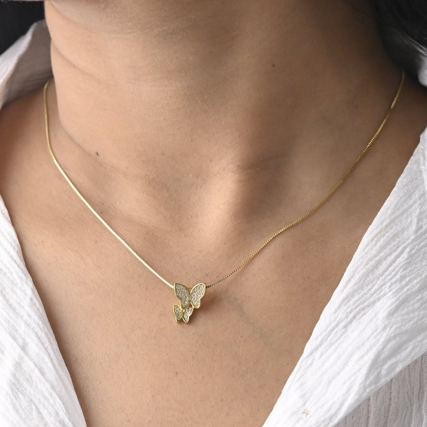 Dainty Butterfly Necklace