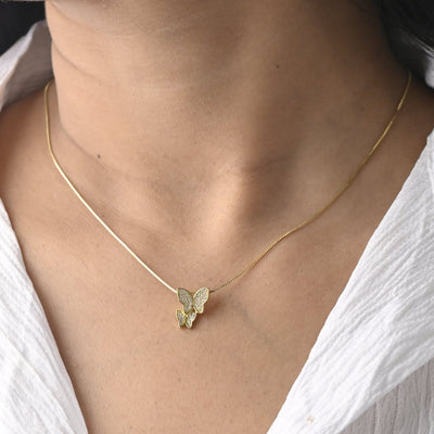 Dainty Butterfly Necklace