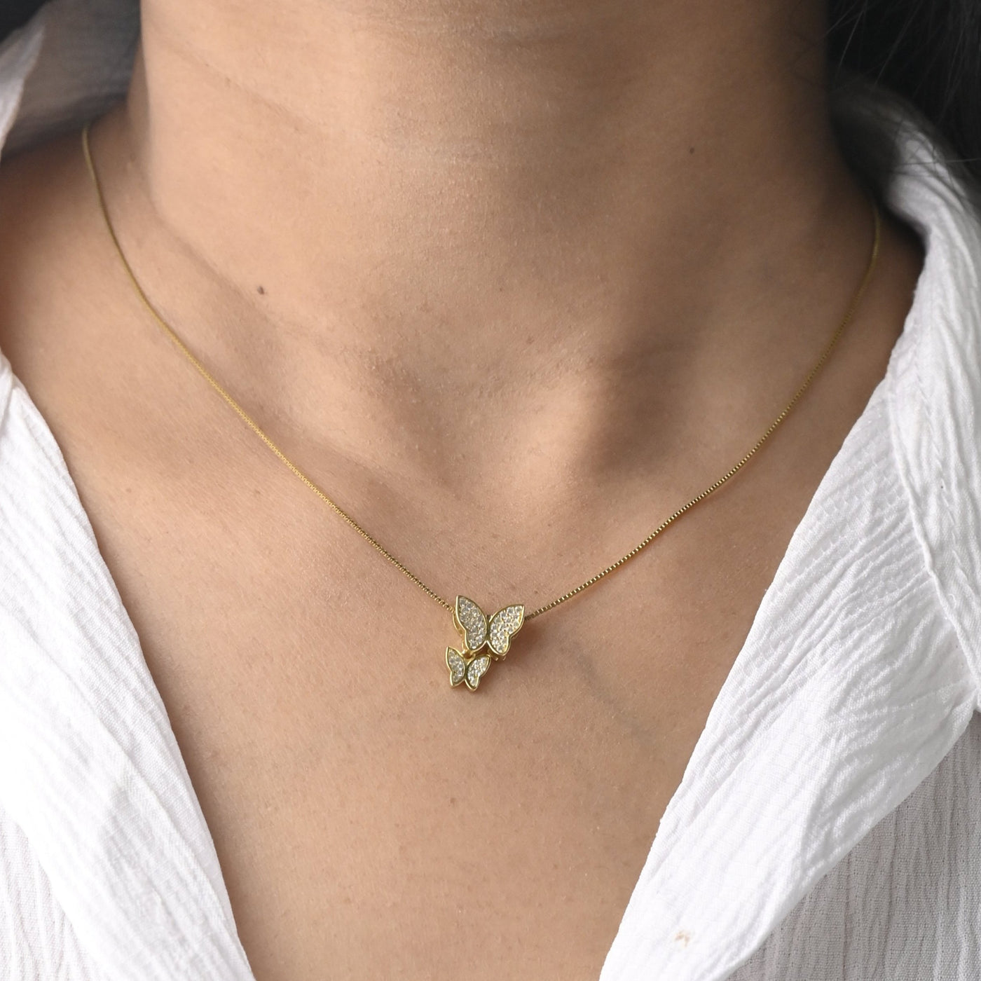 Butterfly Pendant Necklace