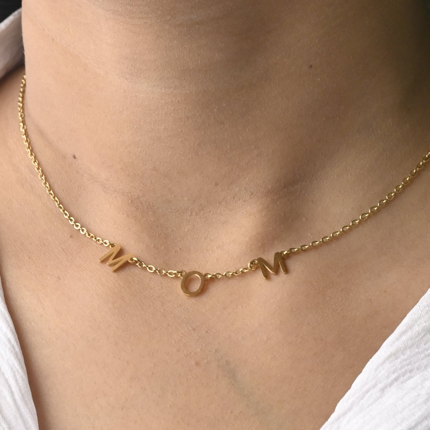 Mom Letter Necklace