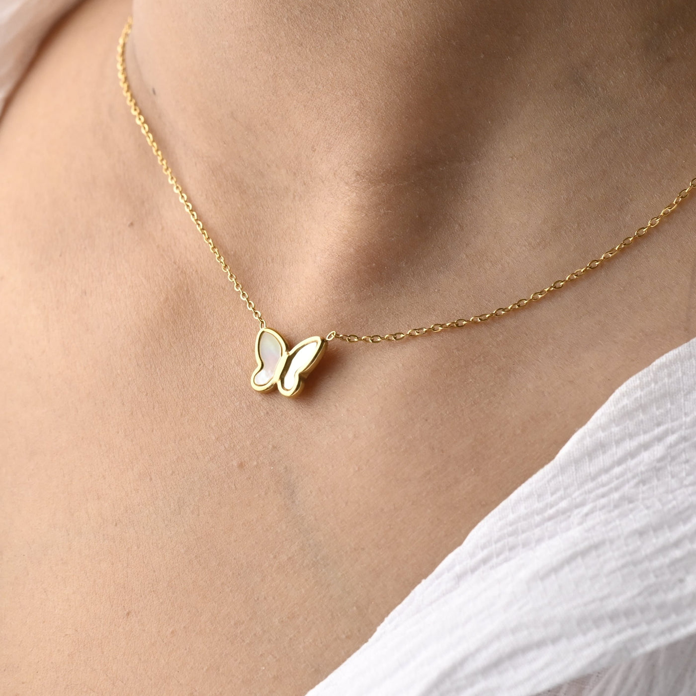 Dainty Butterfly Necklace