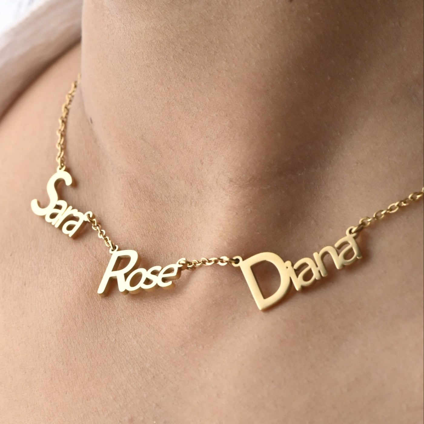 Gold Name Necklace