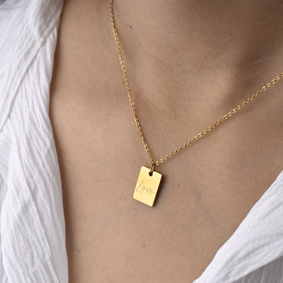 Gold Love Necklace