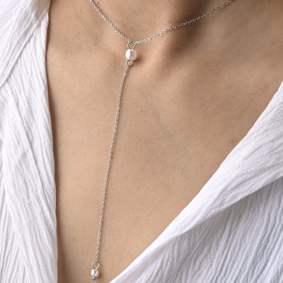 Dainty Pearl Necklace