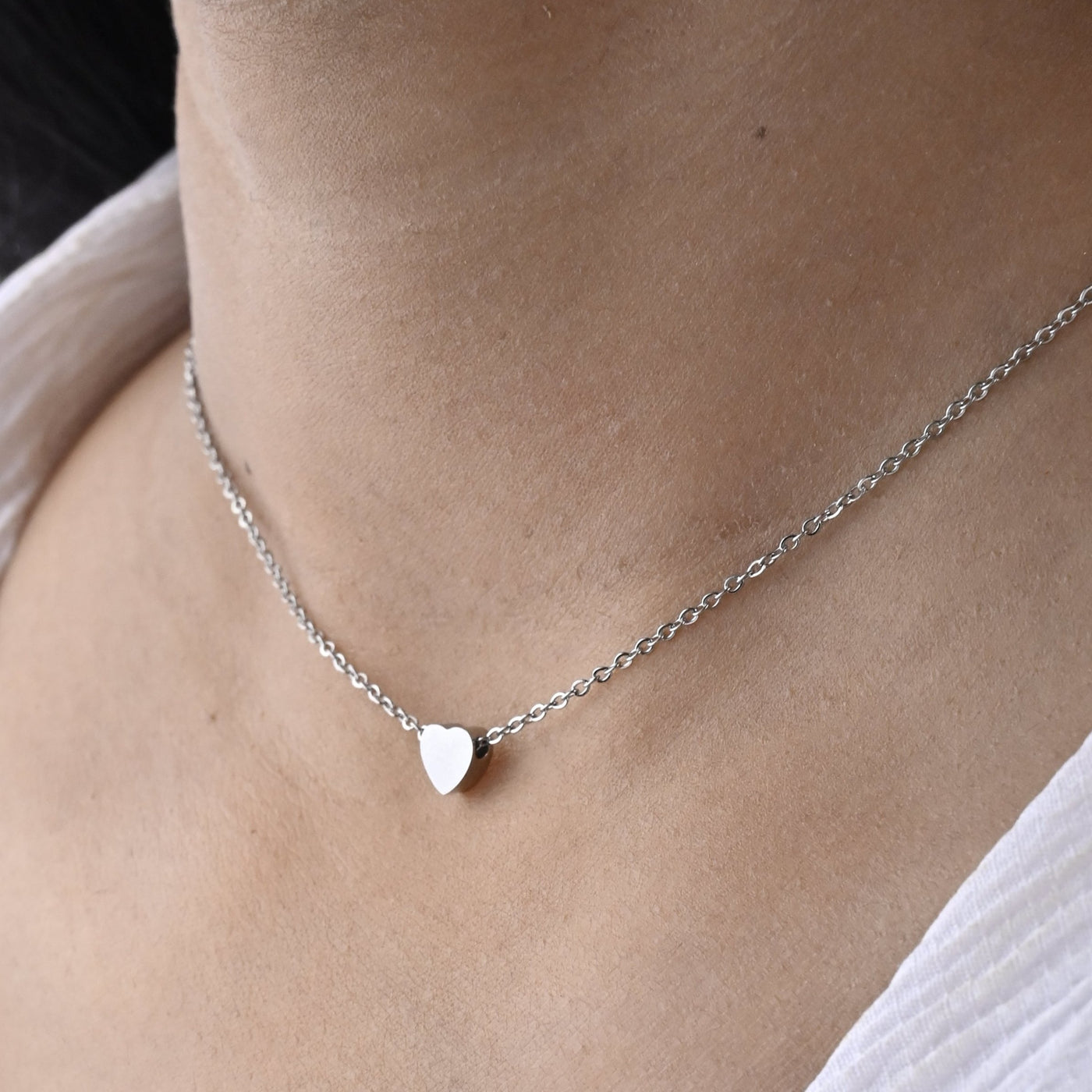 Tiny Heart Pendant Necklace