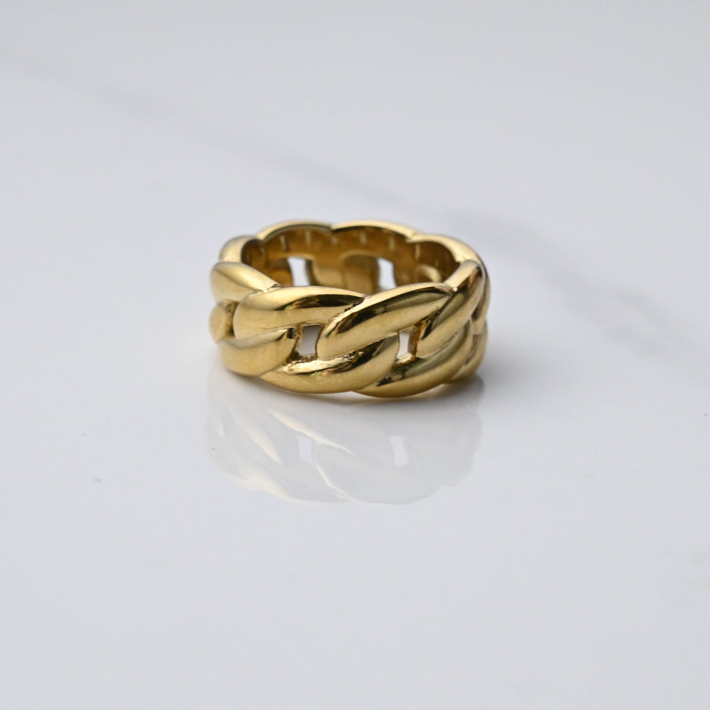  Thick Link Chain Ring